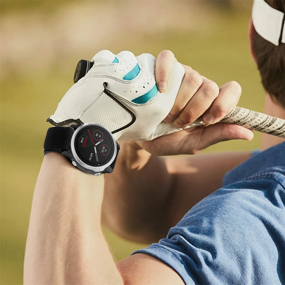 Versatile Nylon Strap with Hook and Loop Fastener - Quick Dry Watch Band in Multiple Sizes