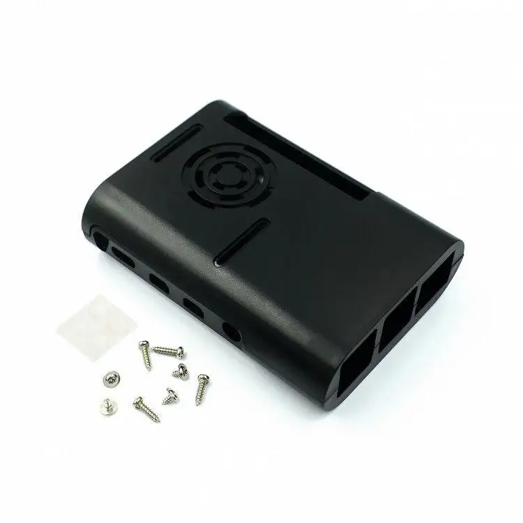 Enhanced ABS Injection Molded Case with Black and White Cooling Fan for Optimal Heat Dissipation