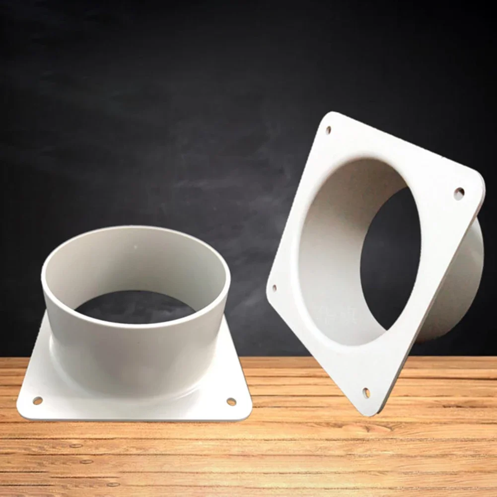 에어 벤트 덕트 커넥터 플랜지 스트레이트 환기 파이프 플라스틱 덕트 도구, 중앙 에어컨 공기 배출구 어댑터 벤트