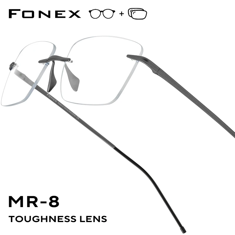 FONEX Progressive Prescription Glasses Photochromic Myopia Optical