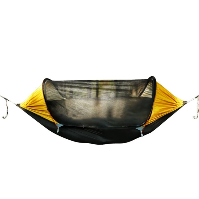 Large Camping Hammock with Bug Net 2 Person Pop-up Parachute Lightweight Backpacking Backyard Hiking  Dropship 