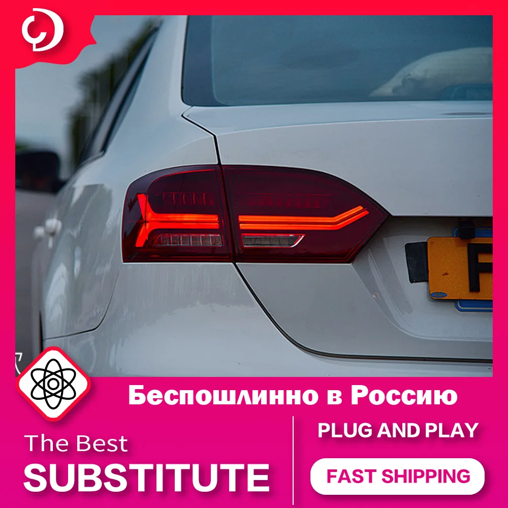 

AKD автомобильный Стайлинг, задний фонарь s для VW Jetta MK6 2011-2014, светодиодный задний фонарь DRL, задний фонарь, сигнал поворота, задний тормоз заднего хода
