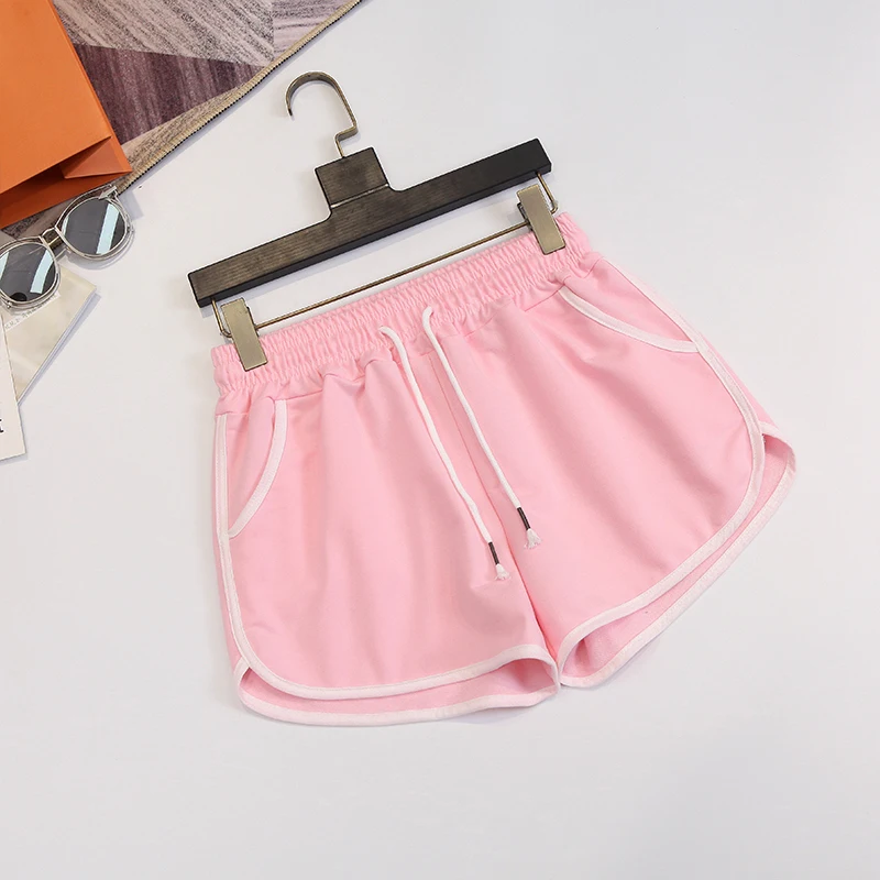 Plus Size 5XL Women's Shorts New Summer Running Loose Ladies Sweatshorts Wide Leg Female Elastic Waist Pantsalone boardshorts