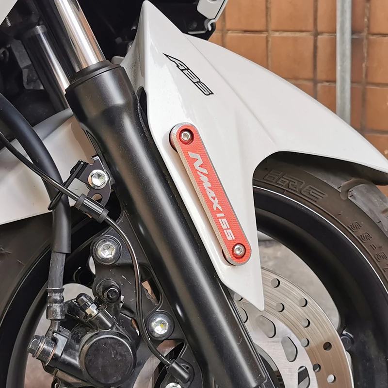 Premium Motorcycle Front Axle Cover - Aluminum Alloy Decorative Plate