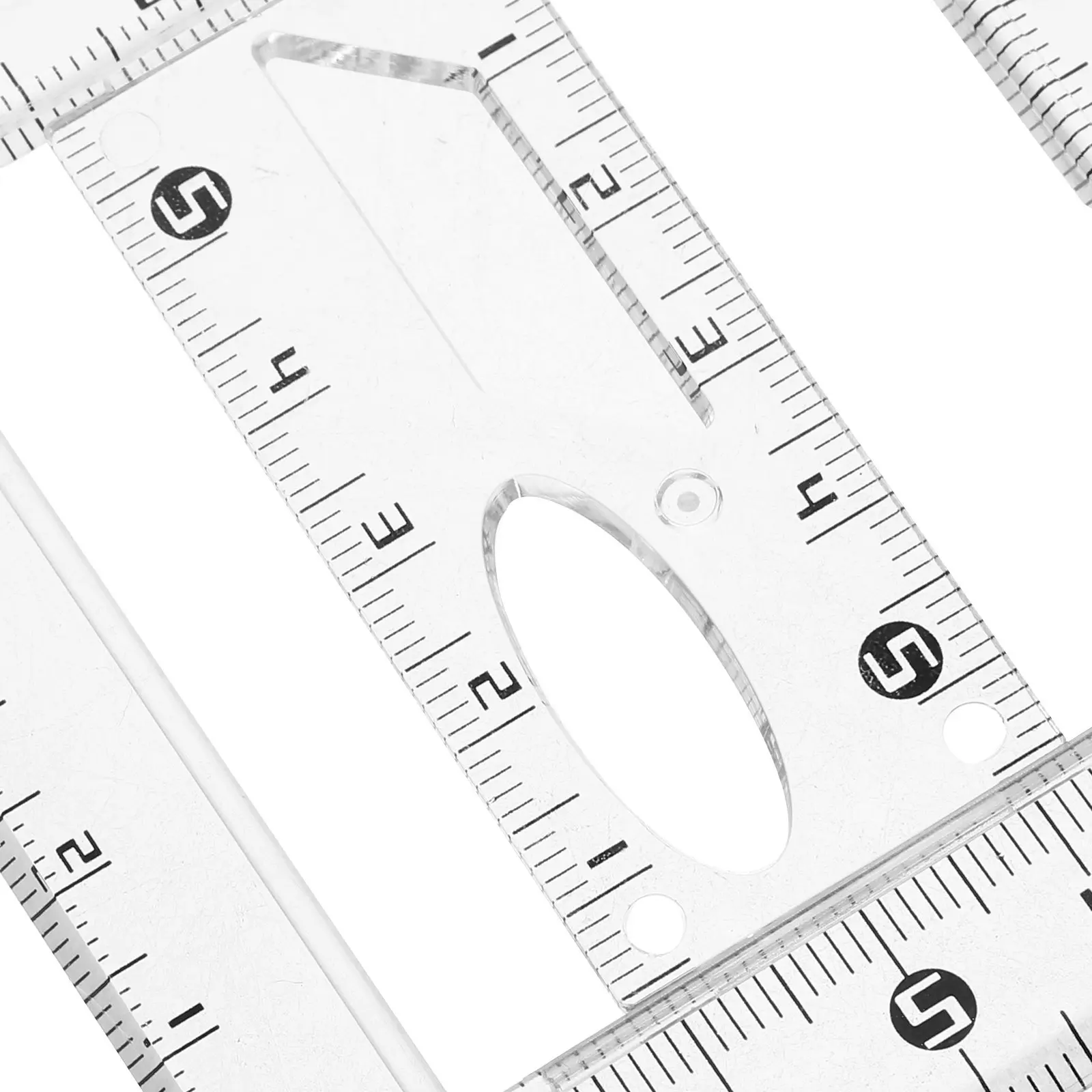 1 세트 기하학적 도면 템플릿 눈금자 다기능 건축 공학 도면 도구 학생 미술 기술 도면