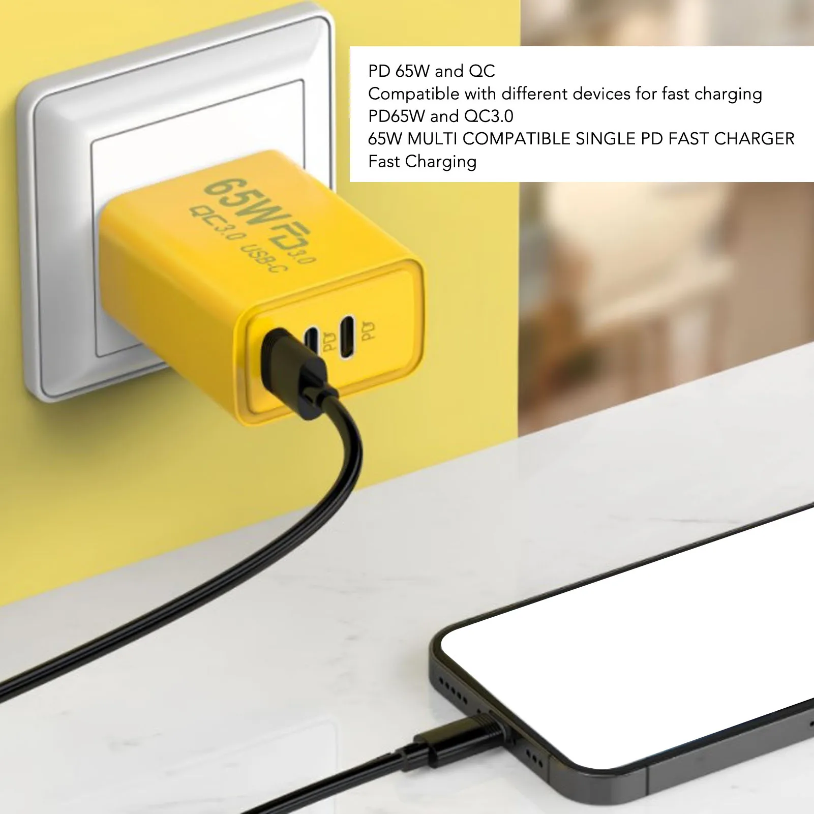 Bloque adaptador de corriente USB C para tableta 2