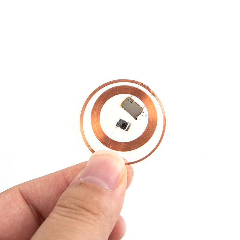Dual Frequency Rewritable Transparent RFID Keyfobs