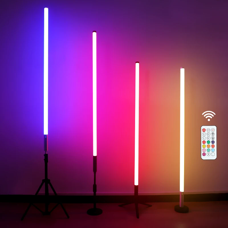 

6PCK TL-130 1.2m 4ft Rechargeable Remote Control Color Changing T8 Led Tube Light Colorful RGB Neon Pixel Light Bars