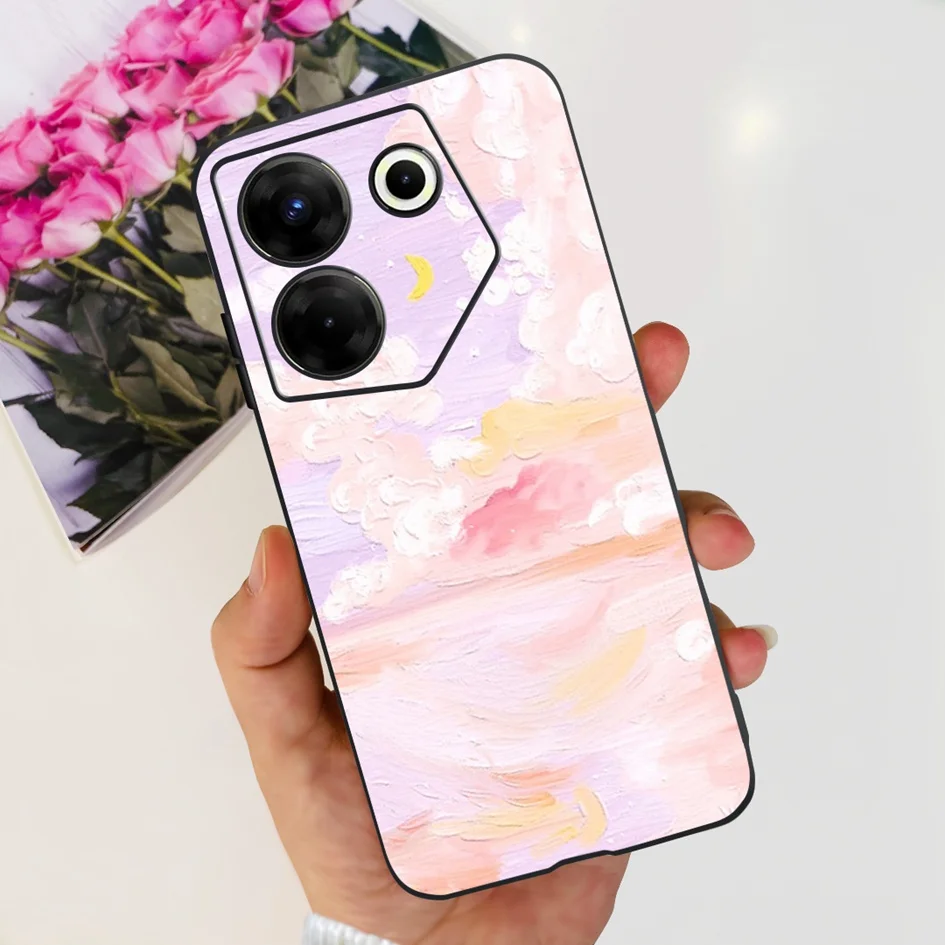 Fashion Butterfly Transparent Soft Silicone Phone Case Cover