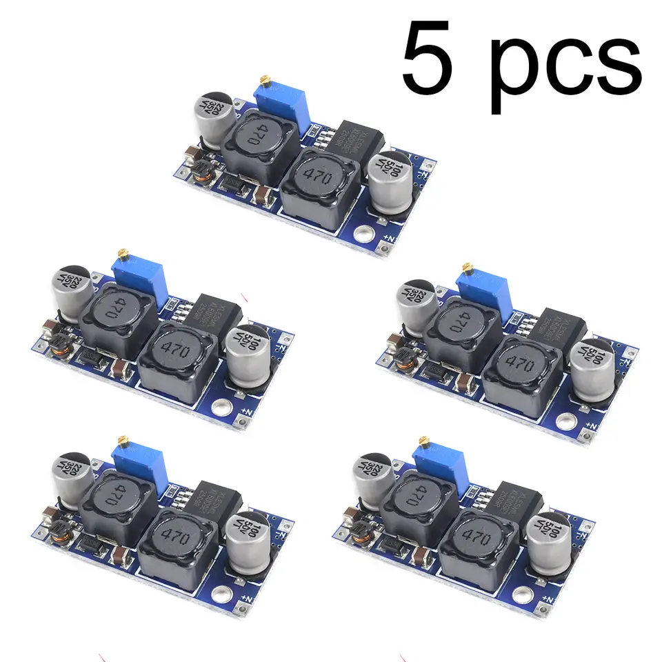 XL6009 Boost Buck Converter Module 3A 1.25-35V Adjustable Step Up Down for Arduino Raspberry Pi Solar Power Supply DIY Lab BMS image 7
