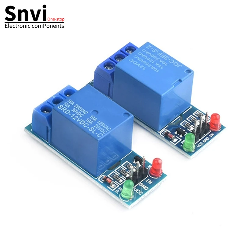 1-Kanal-Relaismodul 3,3V 5V Hoch-/Niederpegel-Auslöser-Relaisplatine für Arduino PIC AVR ARM DSP MCU Einzelkanalsteuerung
