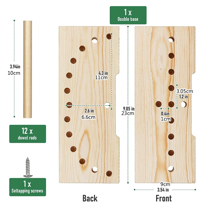 Bow Maker for Ribbon Wooden Wreath Bow Maker Tool for Creating Gift Bows Party