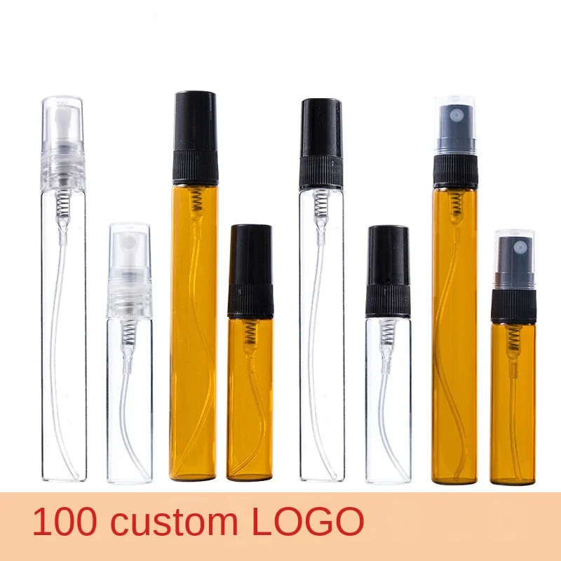 10pcs/lot 5ml 10ml Plastic Perfume Bottle Skin Care Tool Sample Refillable Bottle Spray Bottle Trial