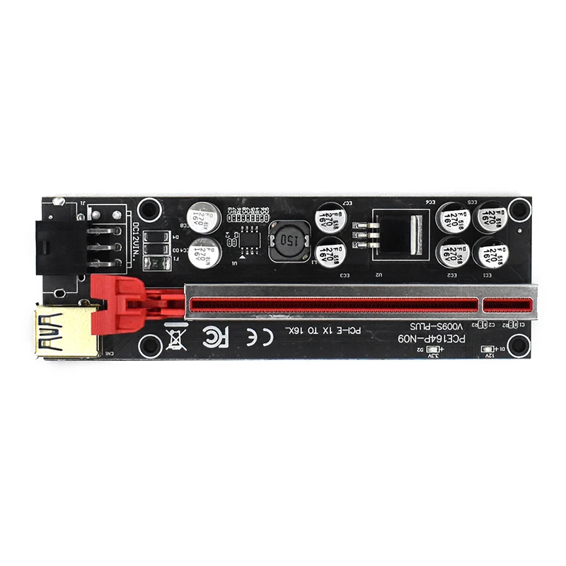VER009S Plus PCI-E PCI Express 1X~16X 6個 Amazon.co.jp: VER009S PCI-E ライザーカード PCIe 1x から 16x