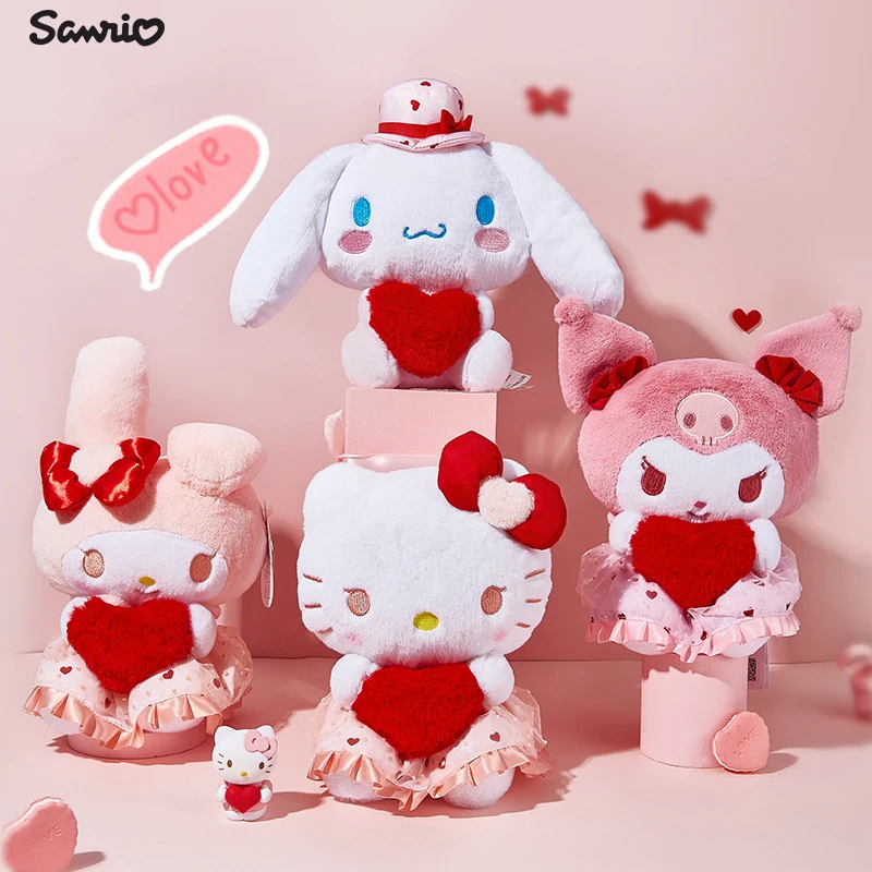 

Sanrio KT Kuromi Melody Love Series мягкая игрушка Плюшевая Кукла плюшевая подушка аниме домашний декор День рождения Рождественский подарок для ребенка
