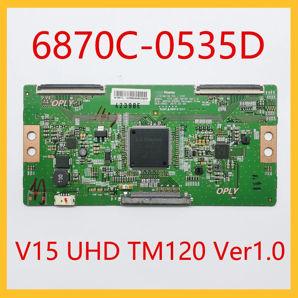 

A 6870C-0535D V15 UHD T-Con Borad TM120 Ver1.0 T CON Boardfor TV T CON Card 6870C 0535D T-CON Board 6870C0535D Original