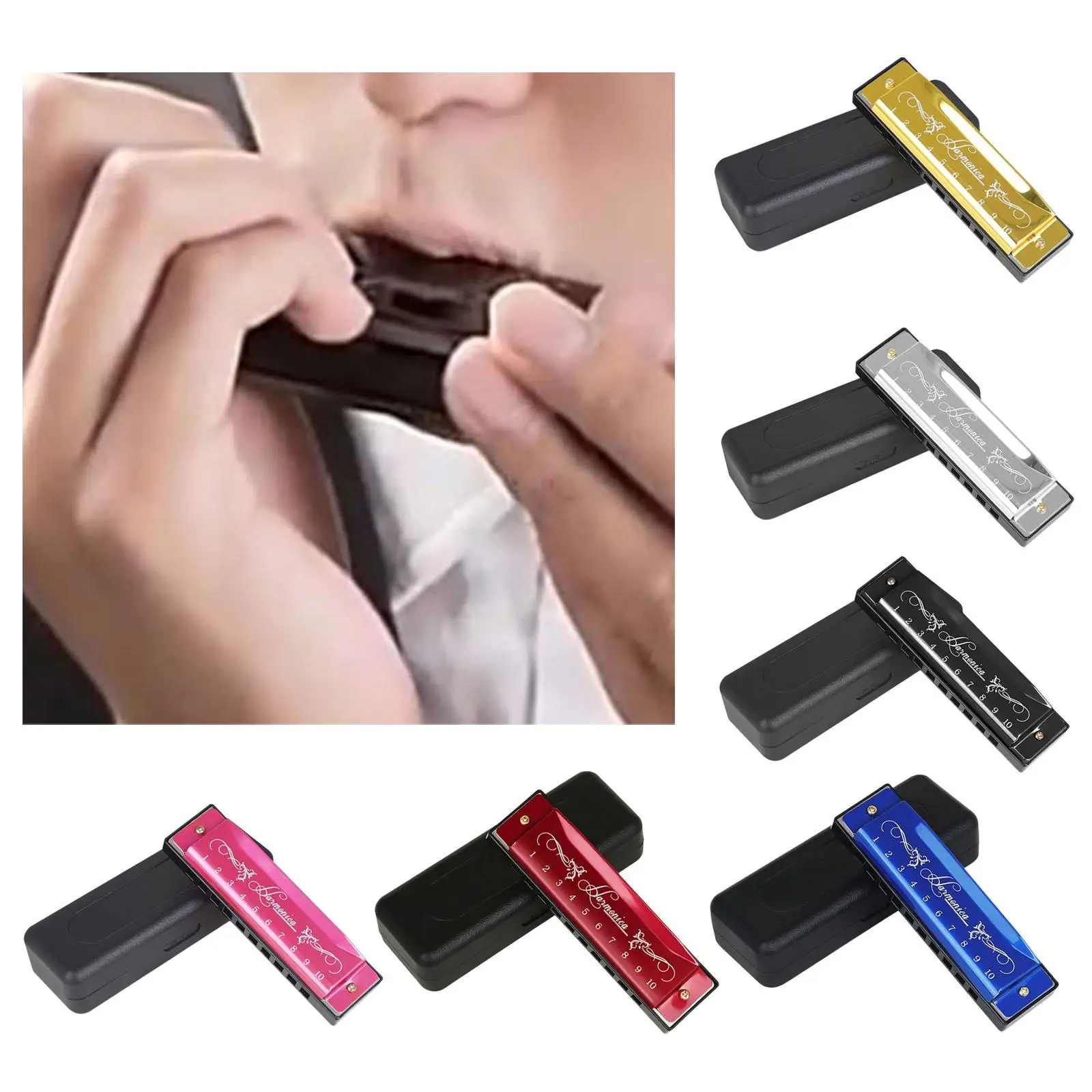 Mouth Organ Performance Harmonica Party Favors Diatonic Harmonica Harmonica