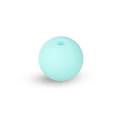 Vibrant Silicone Beads Set for Jewelry Crafting - 20 - Piece Collection (Blue Green)