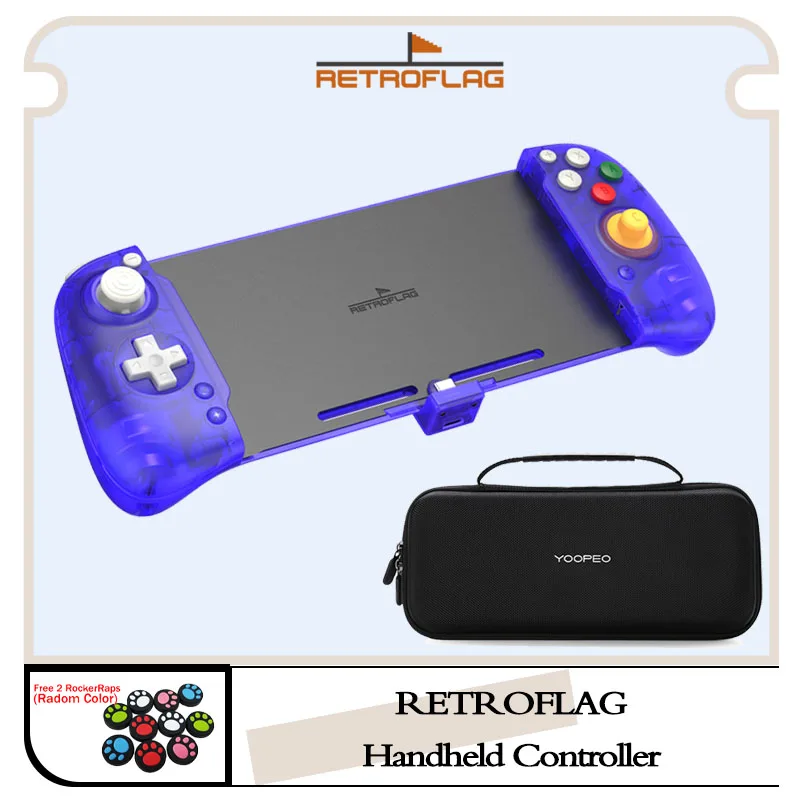 

RETROFLAG Handheld Controller Plug and Play with Hall Sensor No Drift Gamepad Compatibale with Nintendo Switch NS OLED Console