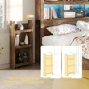 bedstead with 49.6" Bookcase Headboard & 2 Detachable Bedside Stoage Racks & 4 Drawers, with RGB LED & Charging Station,bedstead 4