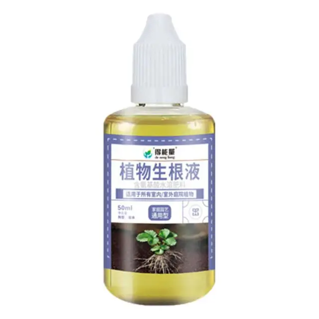 Gyors Gyökerezés 50 Ml -Es Szerves Folyékony Extra Növényi Stimulátor Virággyökér Vágás Fa Növekedési Transzplantációs Műtrágya