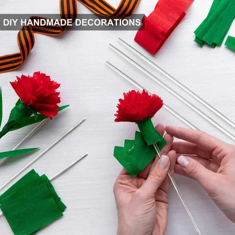 Naxilai Acrylic Sticks for Plants -18 Pcs Clear Acrylic Dowel Plastic Rods for DIY Crafts Candy, Cake, Dessert, Wedding,