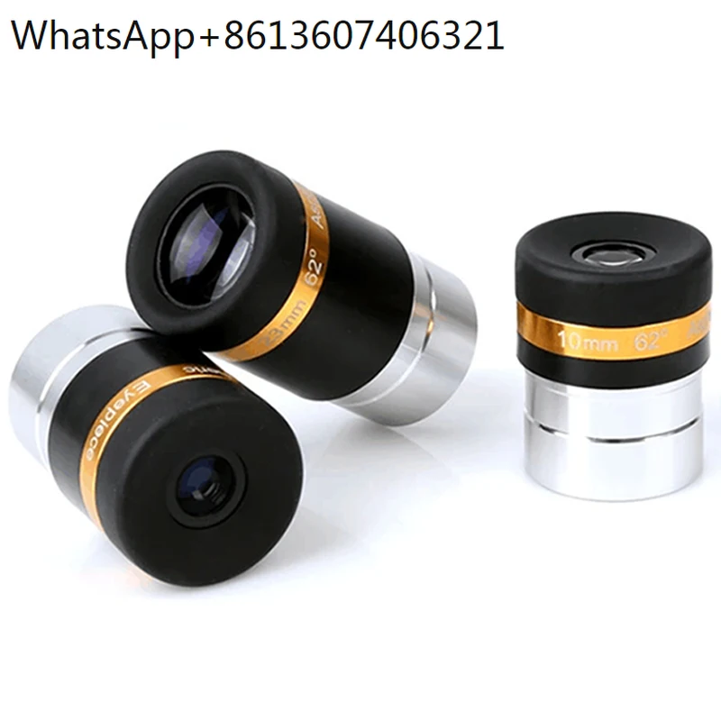 

2pcs 62 Degrees Aspheric High-Definition Ocular 4/10/23Mm Fully Coated For 1.25 "; Astronomy telescope