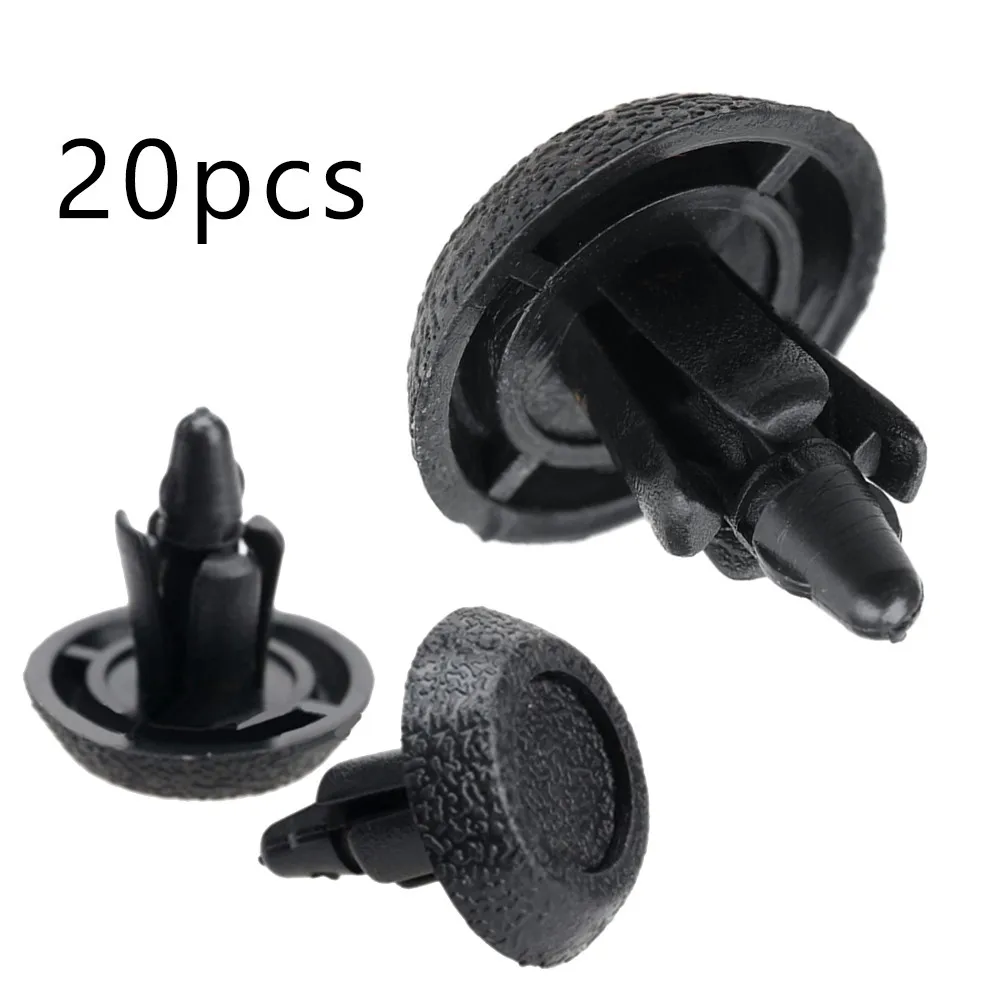 

20pcs Auto Bumper Fastener 8mm Hole Rivet Retainer Push Engine Cover Car Door Trim Panel Clip Fasteners For Toyota For BMW