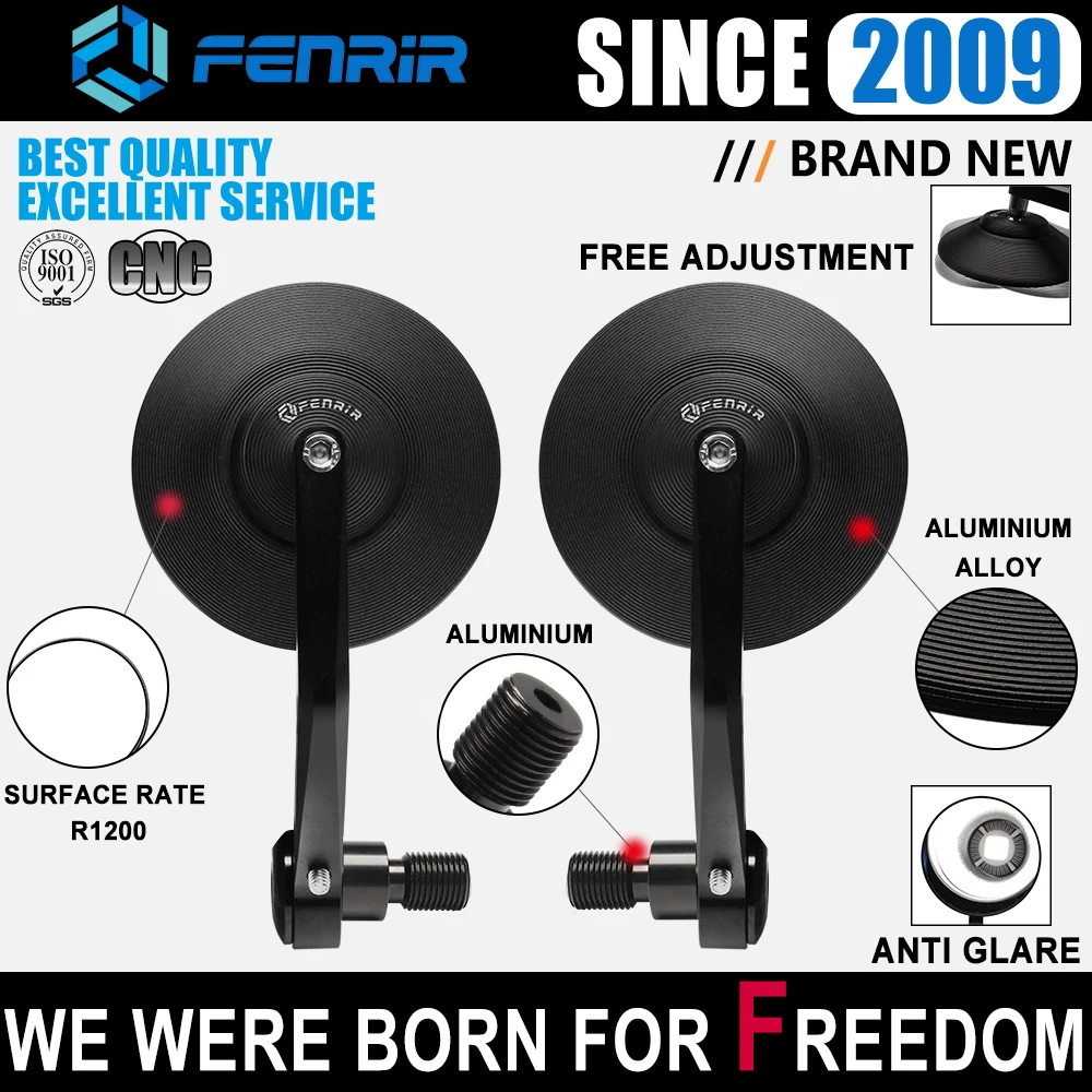 EMARKMotorcycleBarEndMirrorHandlebarforYamahaMT07MT09MT10