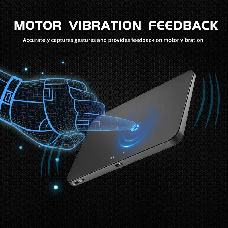 Bluetooth Trackpad Wired Trackpad Wireless Bluetooth Trackpad for Mac and Windows Multi-Touch Surface High Precision Track Pad Multi-Gesture Wired Touchpad