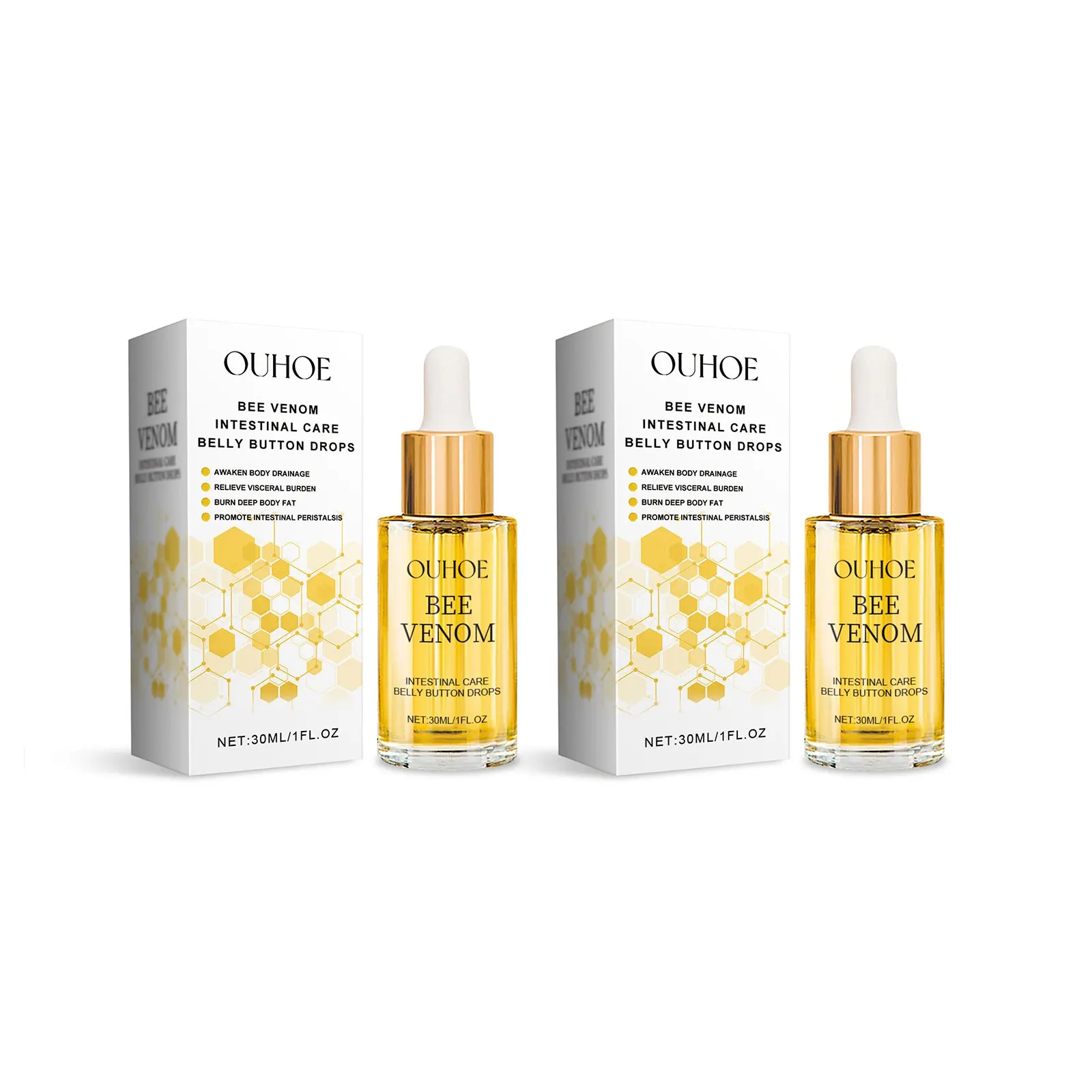 Fat Burning Serum Bee Venom Intestinal Body Care Tighten Firming Shaping Waist Abdomen Buttocks Belly Button Weight Loss Drops_voghion.com