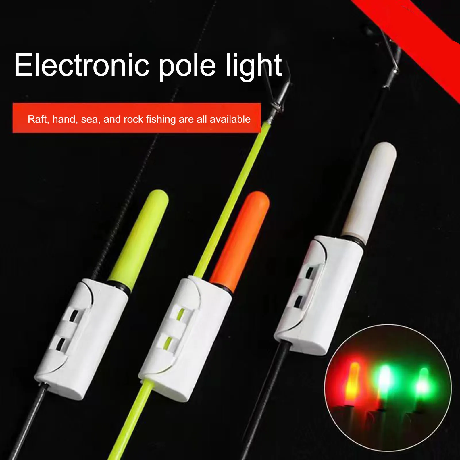 

Fishing Rock Pole LED Glow Sticks Waterproof Luminous Glow Lamp Rod Tip Ideal Gift For Fishing Enthusiast Fishing Accessories