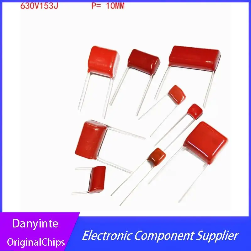 

NEW 20PCS 630V153J 153J630V Pitch 10MM 630V 153J 15NF CBB22 Polypropylene film capacitor