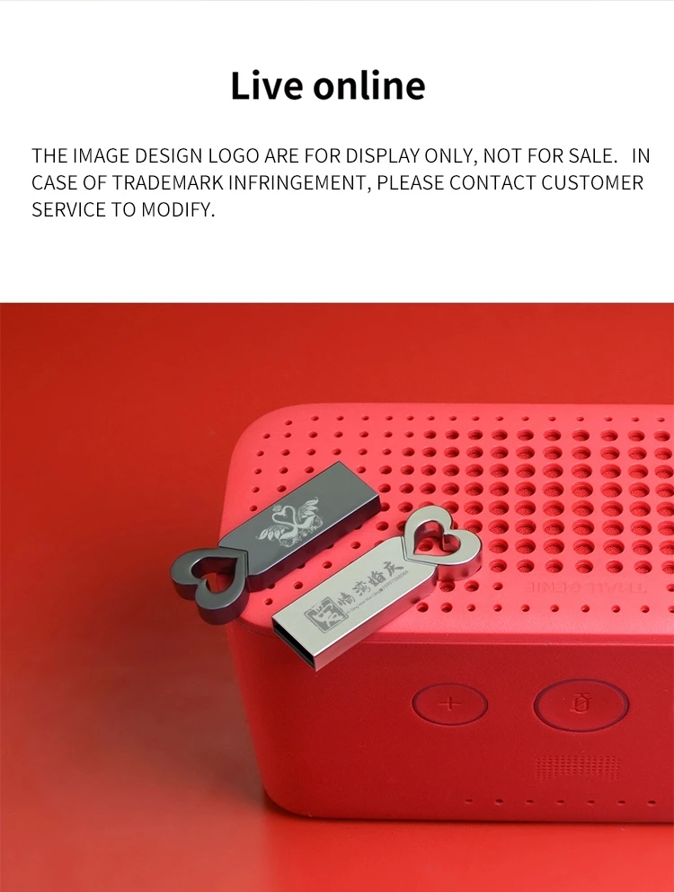 50PCS Free Custom LOGO USB Flash Drive 4GB 8GB 2.0 High Speed Pen Drive 16GB 32GB 64GB 128GB Pendrive metal usb sticks with key