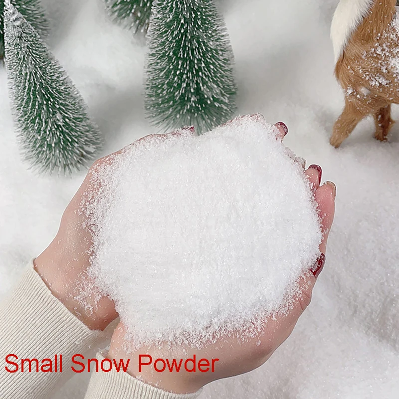Small snow powder