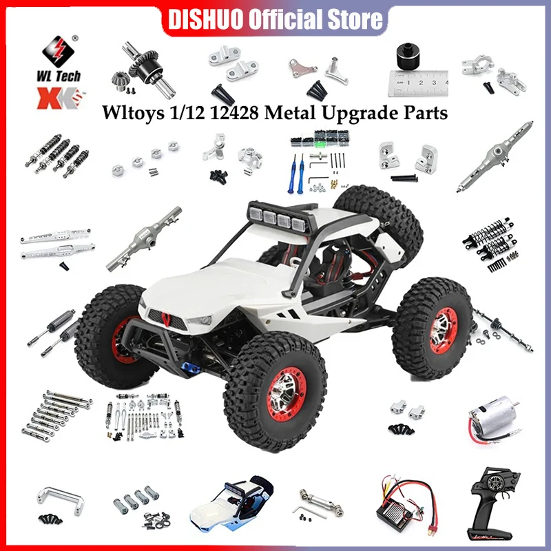 WLtoys-Brazo Varilla Amarre Differencial Para Coche Escalada A 컨트롤 리모토, 어댑터 Neumeticos Mejorados Modificados,12429