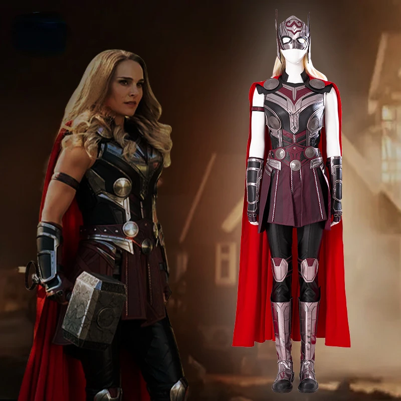 George Hanbury Steil domineren Nieuwe Superheld Lady Thor Cosplay Kostuum Jane Foster Outfits Vrouwen  Armor Pak Voor Halloween Carnaval Party Pruik Props Custom Size| | -  AliExpress