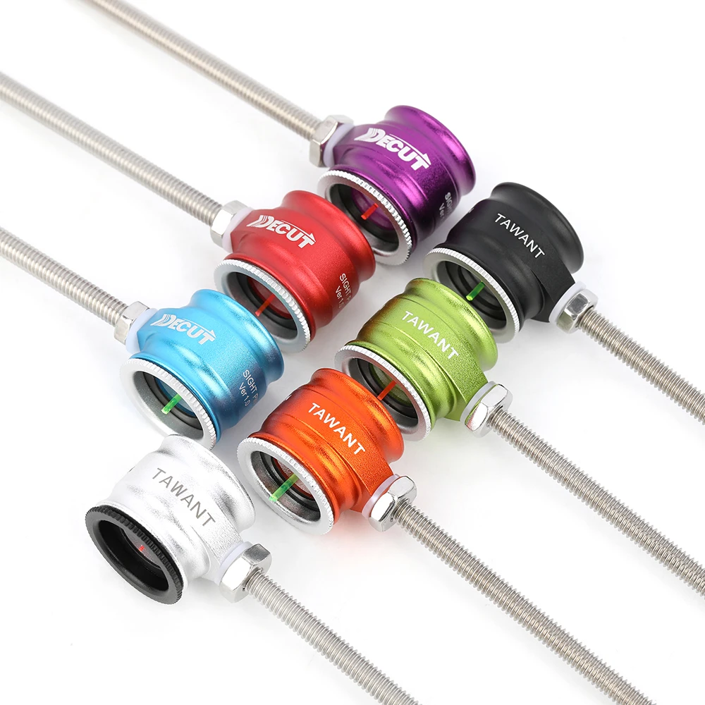 1PC Archery Recurve Bow Tawant Recurve Aiming Point 0.5/0.75/1.0 All Aluminum Sight Frame Hunting Shooting Accessories