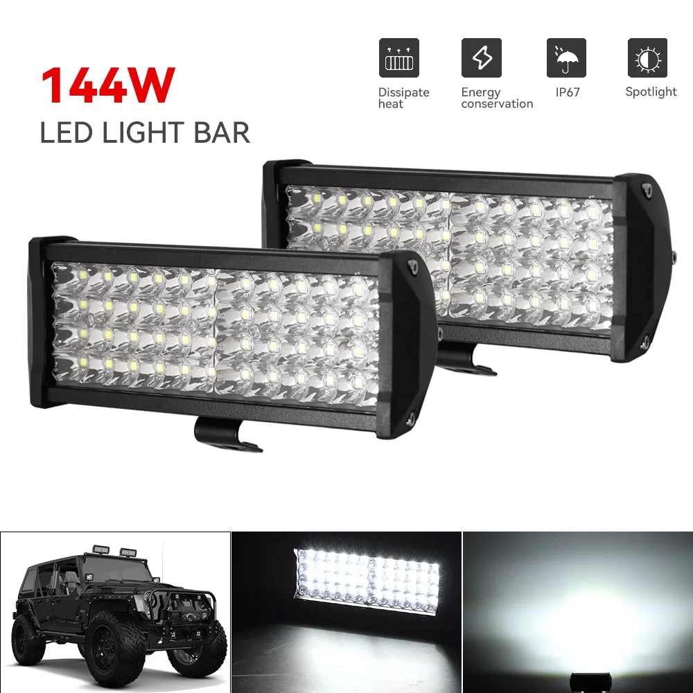 Work Light LED Light Bars Spot Flood Beam For Work Driving Offroad Boat Car Tractor Truck 12V Car SUV ATV UTV 4WD
