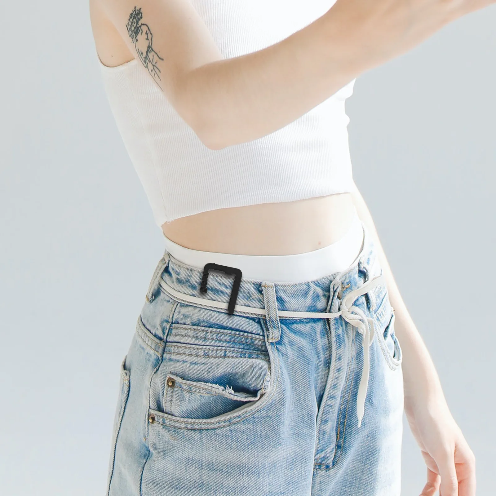 4개입 내구성 있는 청바지 버클 조임기 옷걸이 버튼 조정기 헐렁한 옷 조절용