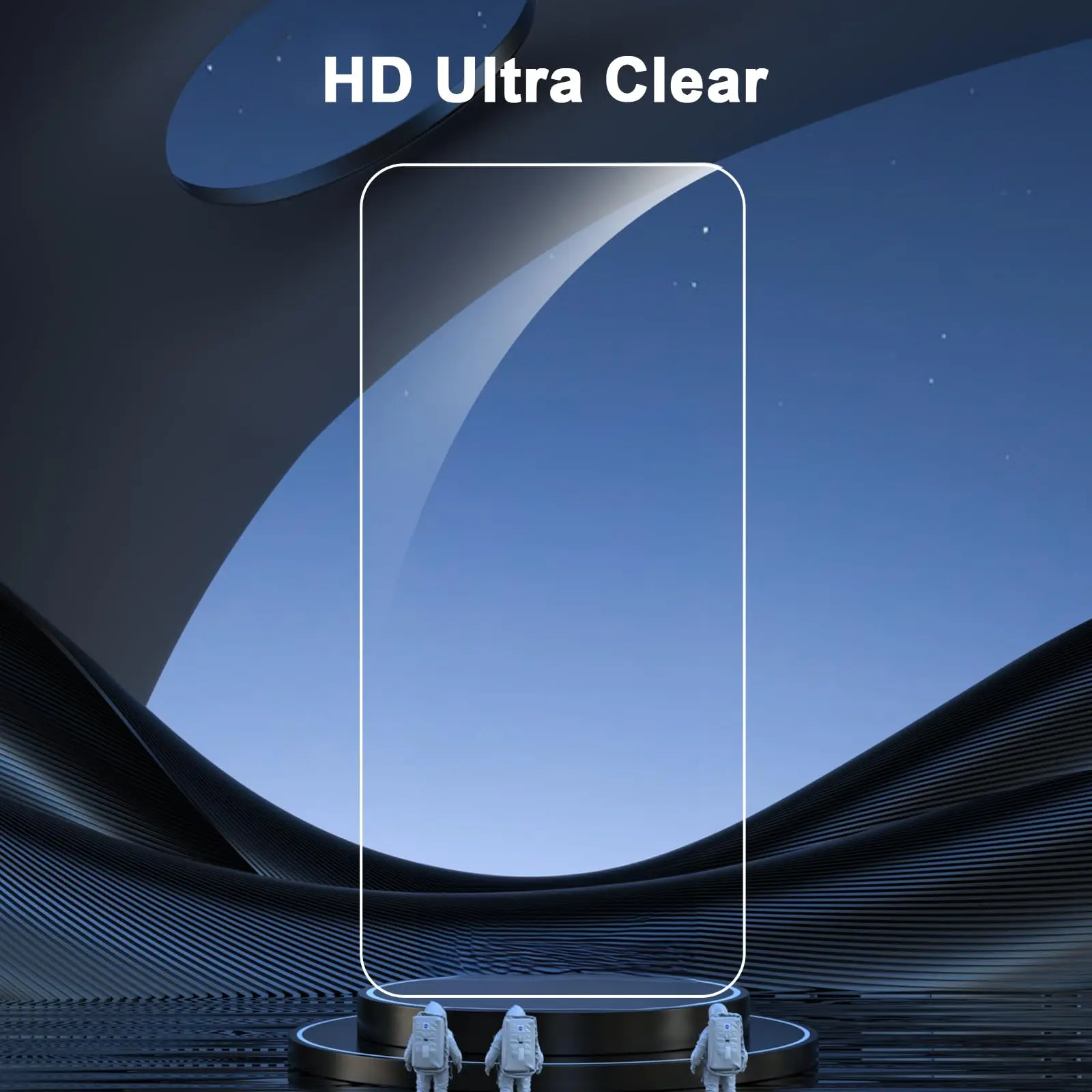 Premium 6-in-1 Tempered Glass Screen & Camera Lens Protector with Full Cover Edge