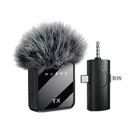 Mini microphone sans fil pour iPhone, Android, appareils photo, microphone sans fil pour interviews, vlog, microphone cravate à réduction de bruit 6