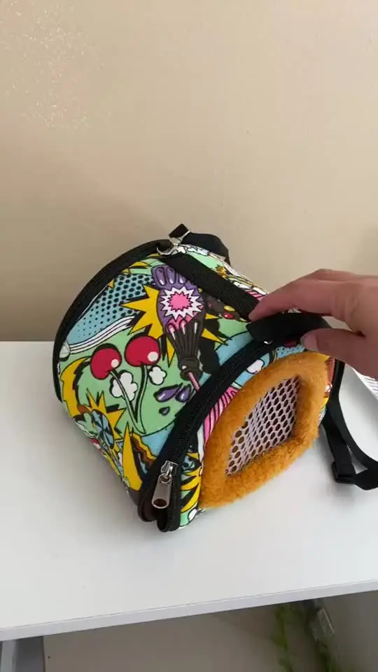 Marsupio Trasportino Per Animali Piccoli - Per Criceti, Porcellini D'India, Scoiattoli - Foto 5