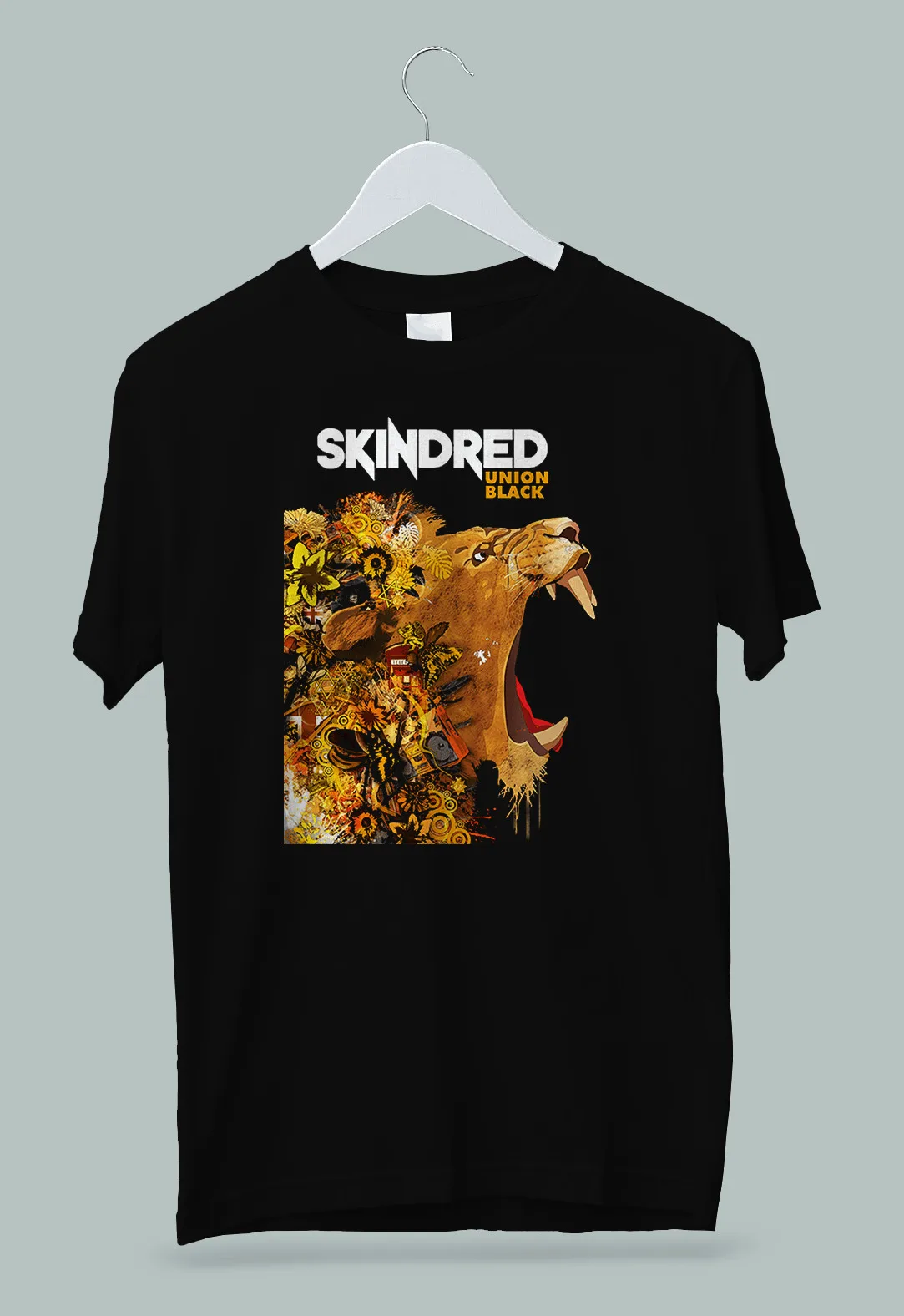 Черная футболка с длинным рукавом Skindred Union