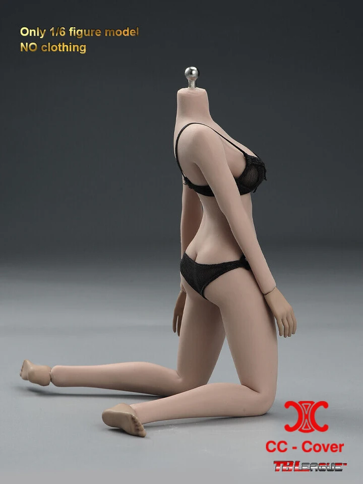 Cuerpo De Muñeca A Escala 1/6 Phicen S42A - Torso Femenino Grande Sin Costuras, Tono Pálido