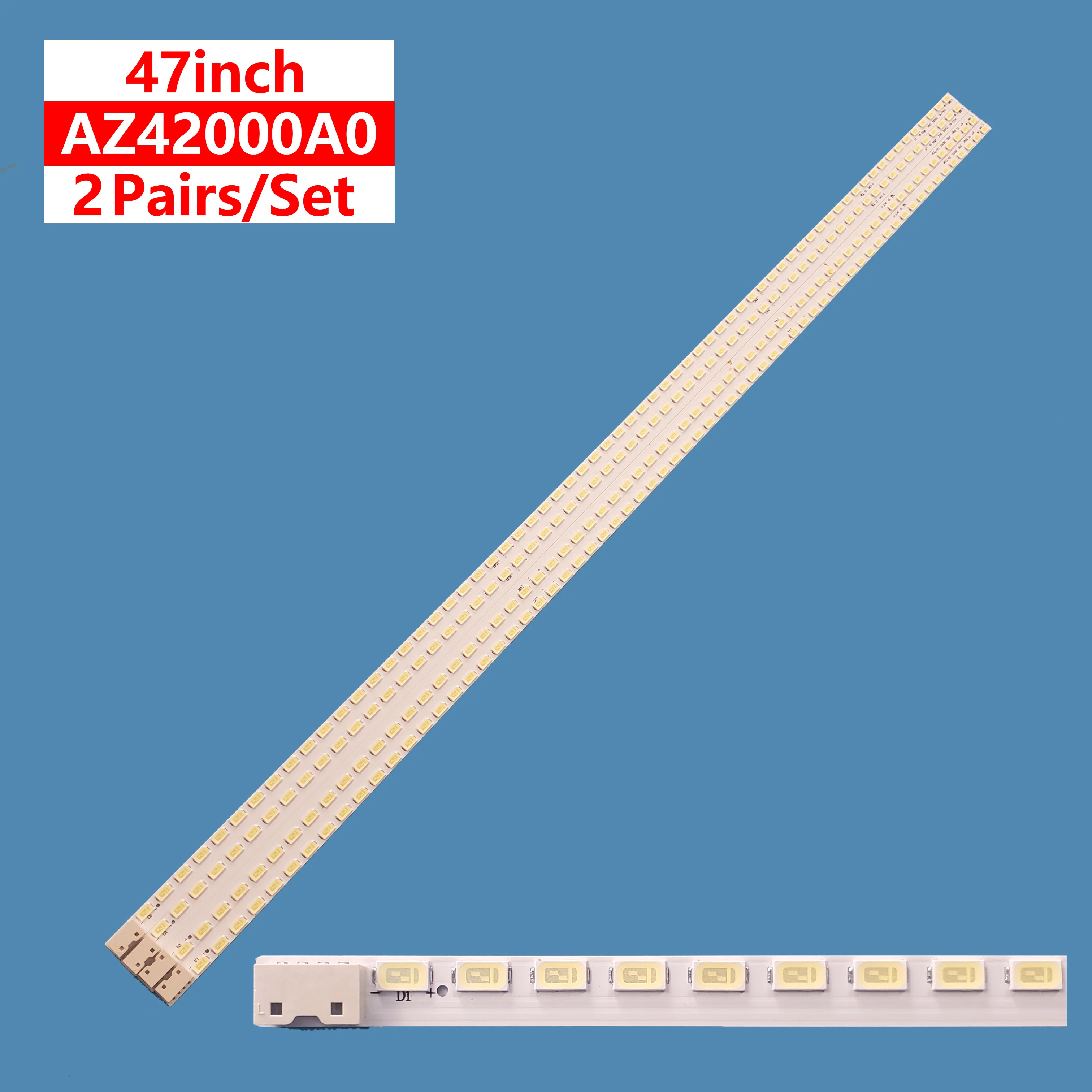 4Pcs/set New LED Backlight Bar Light Strip 47 V5 Edge FHD REV0.3 3A-Type For Skywort/LG/Hisense/Haier/KONKA TV 47inch AZ42000A0 led strip for lig 47 v6 edge fhd rev1 0 1 l r type 47lw6500 lc470eun 47lw4500 47e92rd 47e82r 3660l 0369a6920l 0089a 6920l 0089b