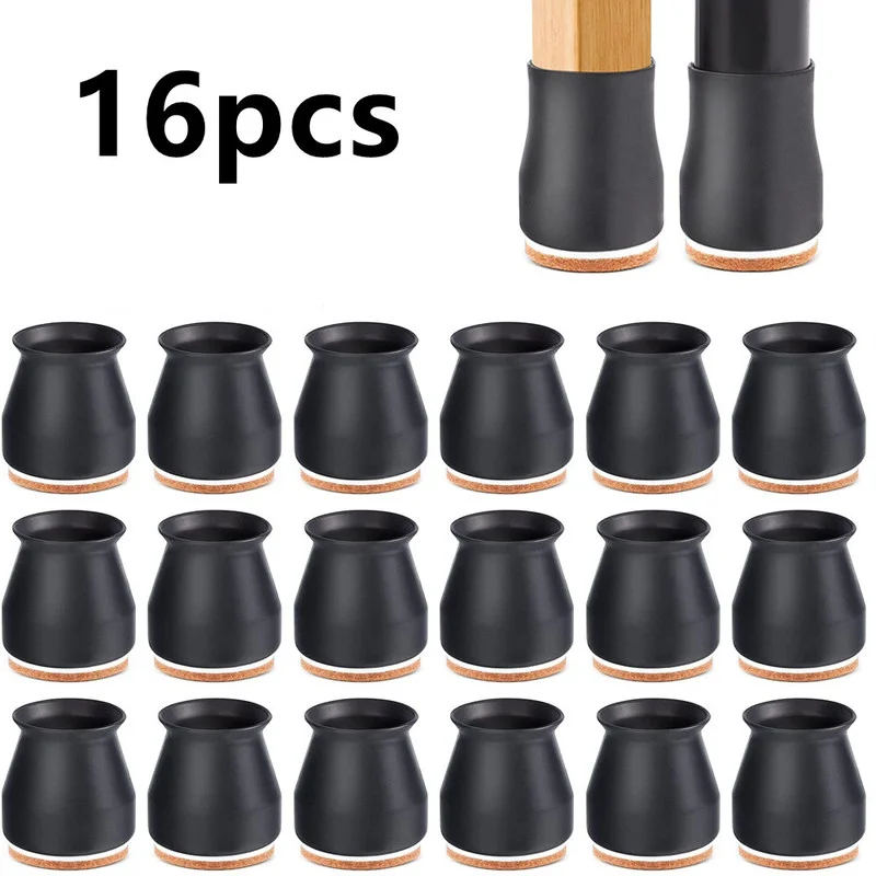 Silicone Chair Leg Caps Felt Bottom Floor Protectors Sofa Chair Table Feet Cover From Scratches and Noise Furniture Pads chair leg caps chair leg protector furniture foot protector furniture leg pads furniture foot pads furniture leg caps rubber furniture feet pads furniture feet