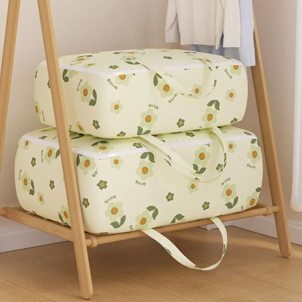 Non-Woven Quilt Clothes Storage Bag Foldable Duvet Clothes Organizer Large Capacity Closet Storage Bag 5