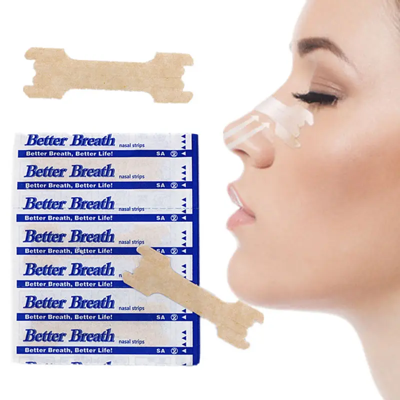 50PCS Better Breath Nasal Strips For Breathe With 66*19 MM And 55*16 MM nasal strips