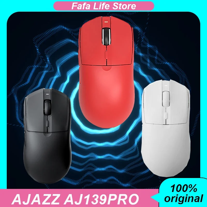 

Ajazz AJ139Pro Mouse PAW3395 Sensor 2.4g Wired Dual Mode 26000DPI Light Weight Low Delay Gaming Mouse Office computer Accessory